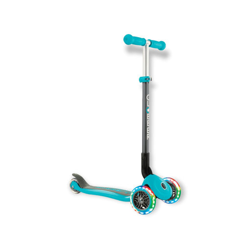 Picture of GLOBBER PRIMO FOLDABLE LIGHTS SCOOTER TEAL